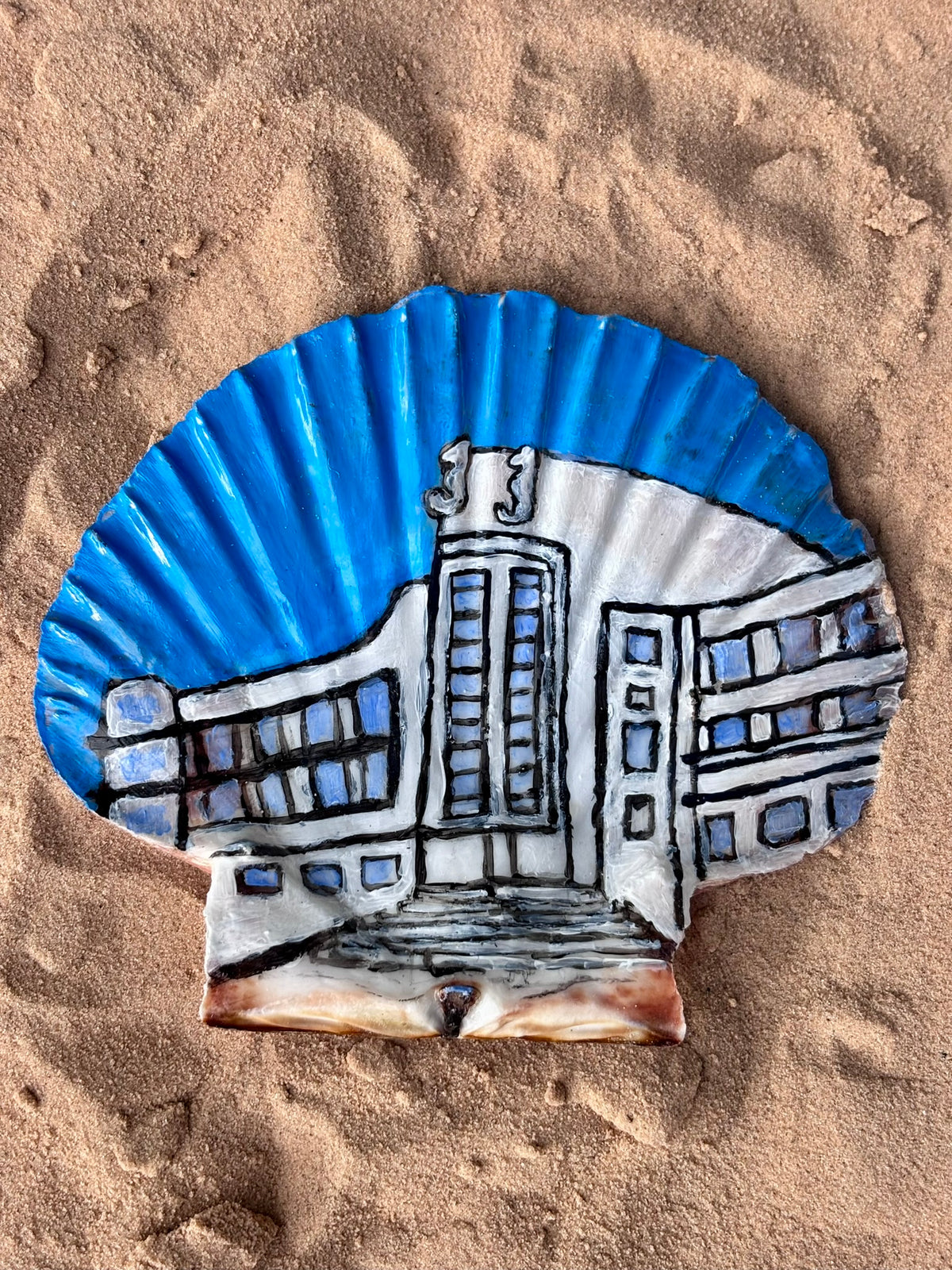 Hand-Painted Shell - The Midland Hotel
