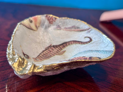 Decoupaged Shell - Seahorse