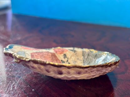 Decoupaged Shell - Stone