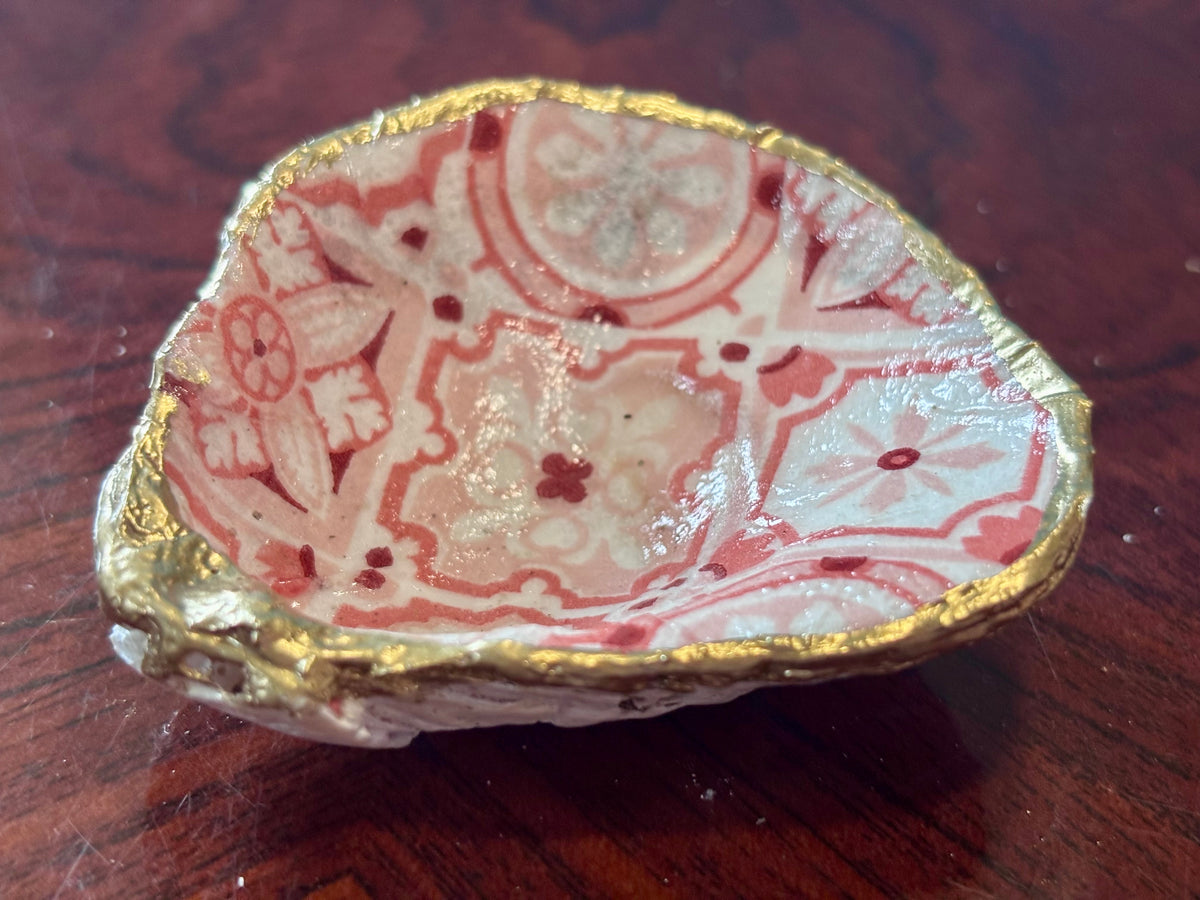 Decoupaged Shell - Mosaic