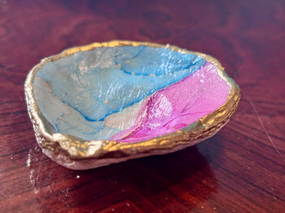 Decoupaged Shell - Marble
