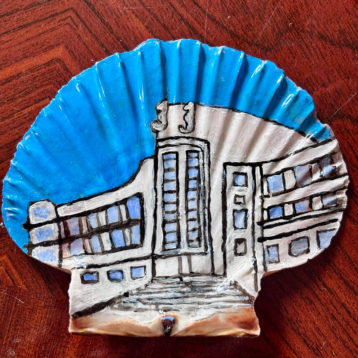 Hand-Painted Shell - The Midland Hotel