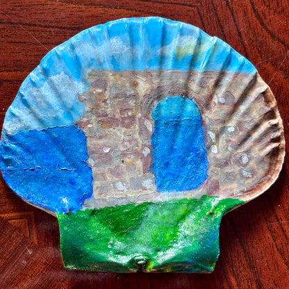 Hand-Painted Shell - St Patrick's Chapel