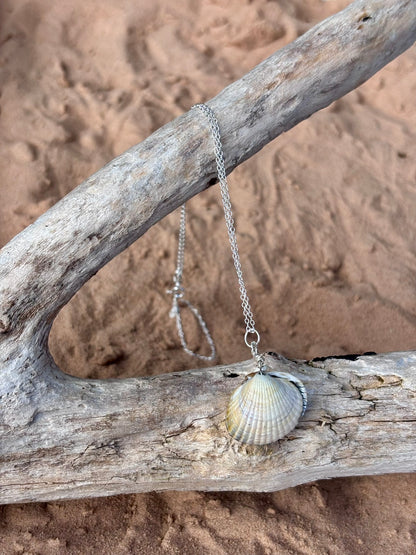 Sterling Silver Cockle Shell Necklace